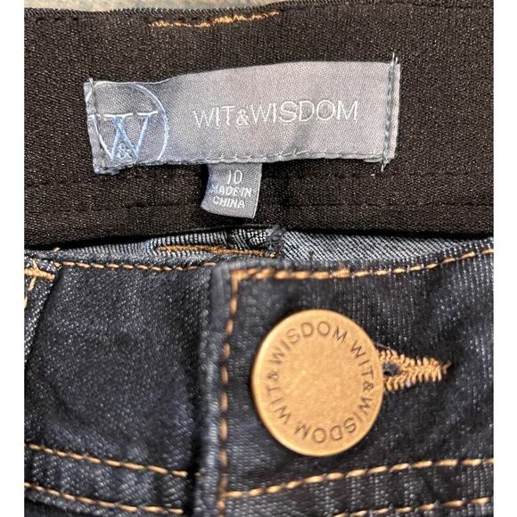 NWT Wit & Wisdom 'Ab'Solution Itty Bitty Bootcut Jeans Size 10 - Picture 6 of 9